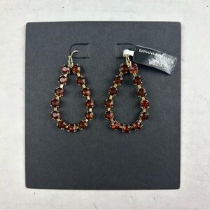 Banana Republic Dangle Rhinestone Earrings